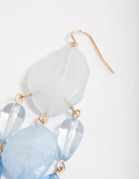 Gold Ombre Stone Drop Earrings - link has visual effect only