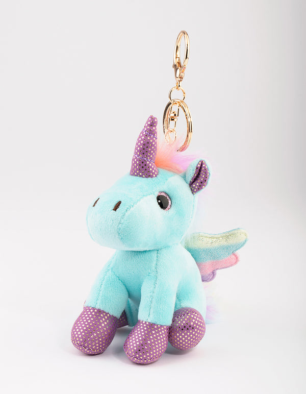 Kids Fabric Unicorn Key Ring