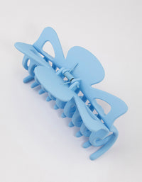 Blue Acrylic Triangular Cut Out Claw Clip - link has visual effect only