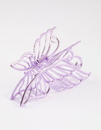 Lilac Detailed Butterfly Claw Clip - link has visual effect only