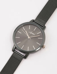 Gunmetal Mesh Dark Watch - link has visual effect only