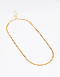 Waterproof Gold Plated Stainless Steel Snake Chain Necklace - link has visual effect only