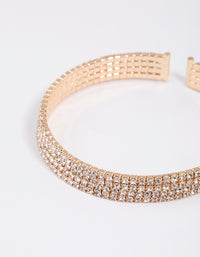 Gold Classic Cup Chain Bangle - link has visual effect only