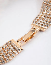 Gold Marquise Bling Bracelet - link has visual effect only