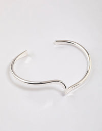 Silver Bold Wave Cuff - link has visual effect only