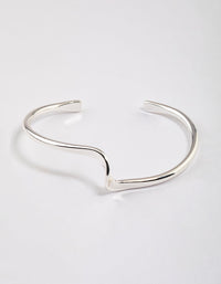 Silver Bold Wave Cuff - link has visual effect only