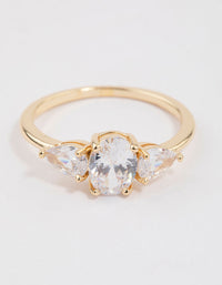 Gold Plated Oval Enchanting Ring - link has visual effect only