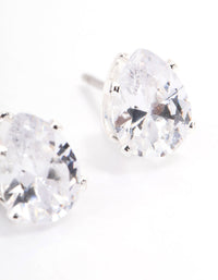 Silver Fancy Cubic Zirconia Pear Earring Pack - link has visual effect only