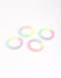 Rainbow Hair Coils 4-Pack - link has visual effect only