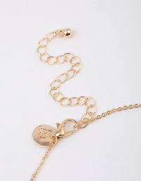 Gold Pave Butterfly Necklace & Polishing Set - link has visual effect only