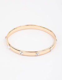 Gold Diamante Inlay Bangle & Polishing Set - link has visual effect only