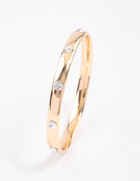 Gold Diamante Inlay Bangle & Polishing Set - link has visual effect only