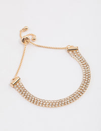 Gold Dainty Toggle Cucphain Adjustable Bracelet - link has visual effect only