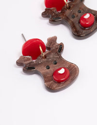 Mini Reindeer Drop Earrings - link has visual effect only