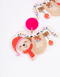 Christmas Sloth Drop Earrings - link has visual effect only