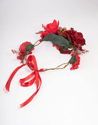 Rose Pine Cone Halo Headband - link has visual effect only