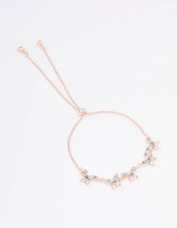 Rose Gold Diamante Butterfly Toggle Bracelet - link has visual effect only