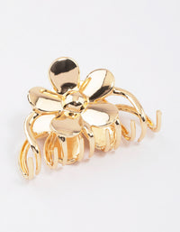 Gold Daisy Hair Claw Clip - link has visual effect only