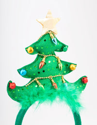 Kids Christmas Tree Headband - link has visual effect only