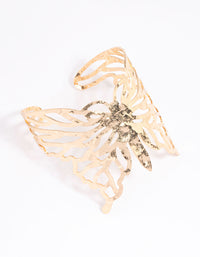 Gold Butterfly Large Arm Cuff - link has visual effect only