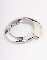 Rhodium Statement Wrist Cuff - link has visual effect only