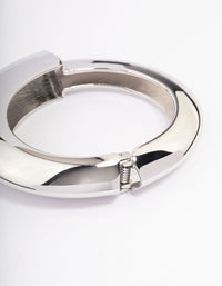 Rhodium Statement Wrist Cuff - link has visual effect only