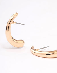 Gold Small Huggie Earrings - link has visual effect only