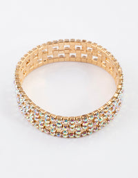 Gold Checkered Sparkle Bracelet - link has visual effect only