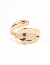 Gold Plated Bold Wrapped Ring - link has visual effect only