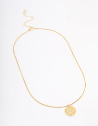 Gold Plated Pisces Star Sign Pendant Necklace - link has visual effect only