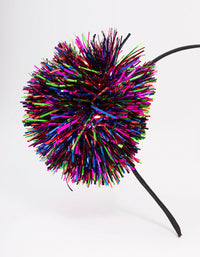 Fabric Pom Pom Party Headband - link has visual effect only