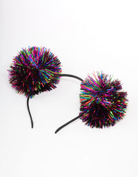 Fabric Pom Pom Party Headband - link has visual effect only