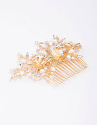 Gold Forest Butterfly Hair Comb - link has visual effect only