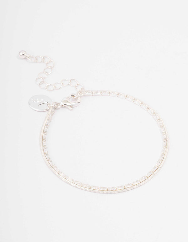 Dainty clearance bracelet silver