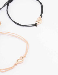 Gold Rope Heart Bracelet - link has visual effect only