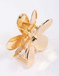 Gold Daisy Flower Hair Claw Clip - link has visual effect only