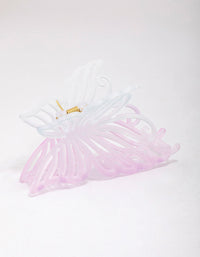 Lilac Ombre Butterfly Hair Claw Clip - link has visual effect only