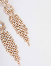 Gold Marquise Flair Drop Earrings - link has visual effect only