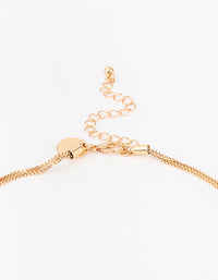 Gold Heart Bolo Y-Necklace - link has visual effect only