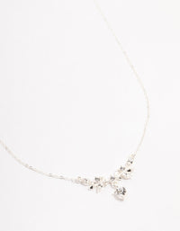 Silver Marquise Bohemia Czech Crystal Vine Necklace - link has visual effect only