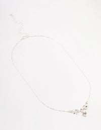 Silver Marquise Bohemia Czech Crystal Vine Necklace - link has visual effect only