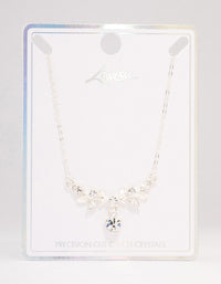 Silver Marquise Bohemia Czech Crystal Vine Necklace - link has visual effect only