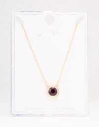 Gold Halo Bohemia Czech Crystal Necklace - link has visual effect only