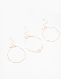 Rose Gold Bracelet 3-Pack - link has visual effect only