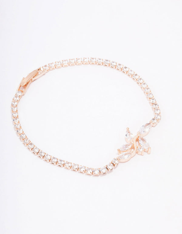 Rose Gold Cubic Zirconia Bracelet