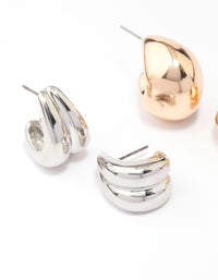 Gold & Silver Hoop Earring Pack - link has visual effect only