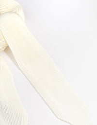 Pleated Satin Fabric Scarf - link has visual effect only