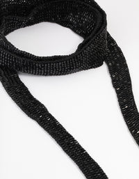 Thin Glass Beaded Scarf - link has visual effect only