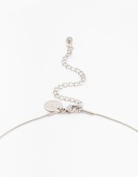 Stainless Steel Classic Puff Heart Necklace - link has visual effect only
