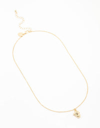 Gold Diamante Astronaut Necklace - link has visual effect only